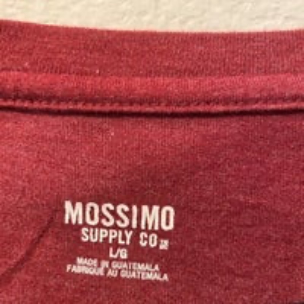 Massimo Red Long Sleeve Shirt